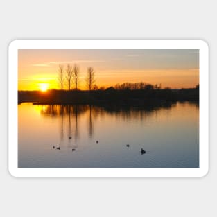 Abberton Sunset Sticker